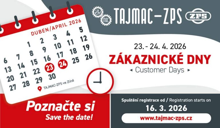 Tajmac-ZPS Zákaznické dny 2026